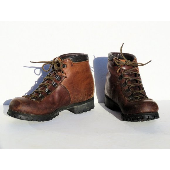 Vintage Dexter Rugged Outdoor ROF Hiking Mountaineering Boots Womens sz 7 M used - Picture 1 of 8